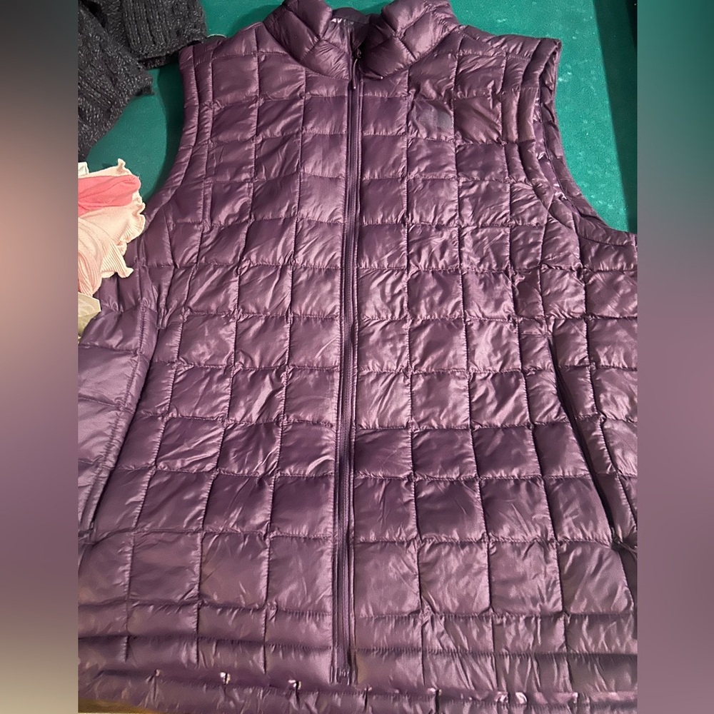 Purple  North Face Nylon Jacket - Deep Plum Color